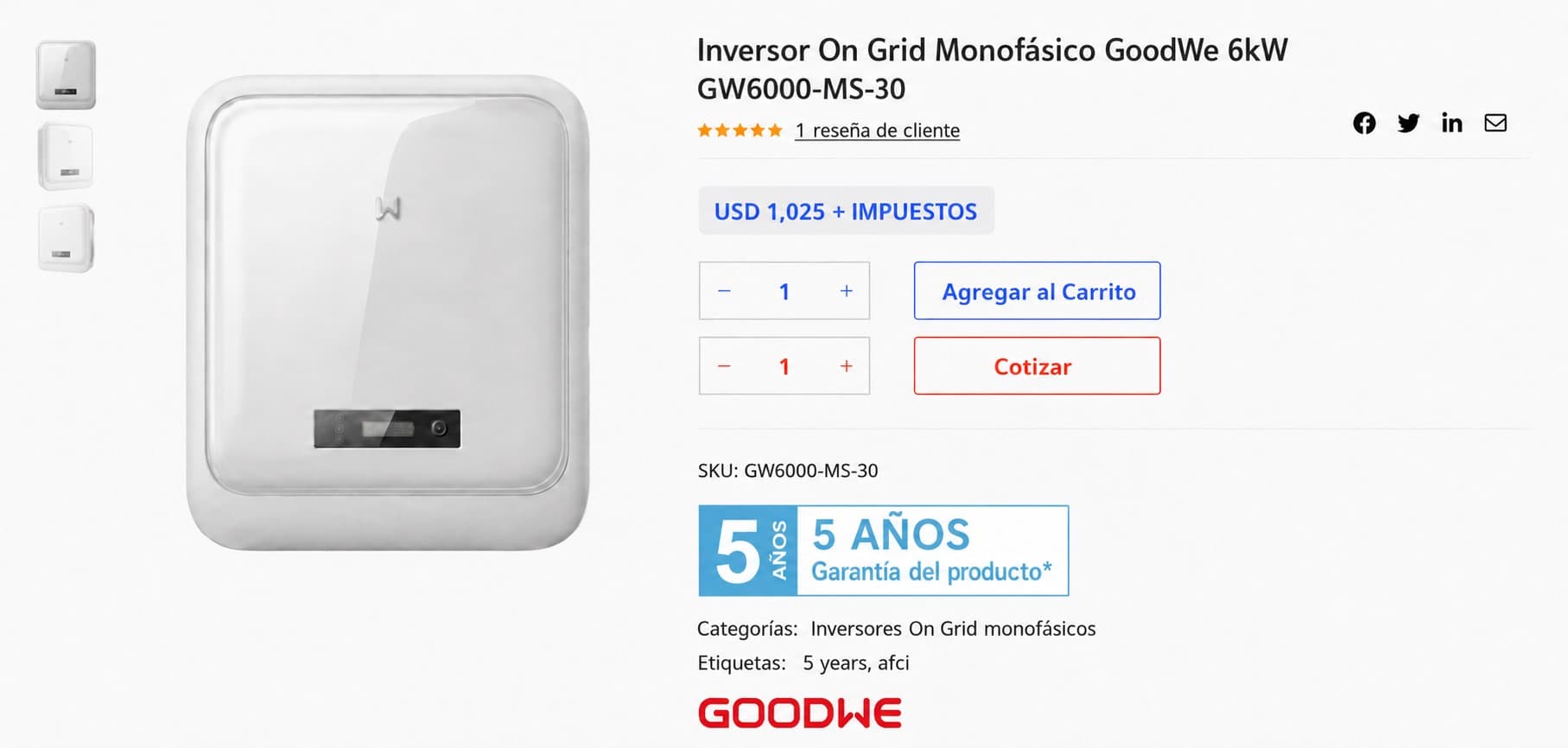 Panel del plugin cotizador para WooCommerce: cotizaciones enviadas y su PDF